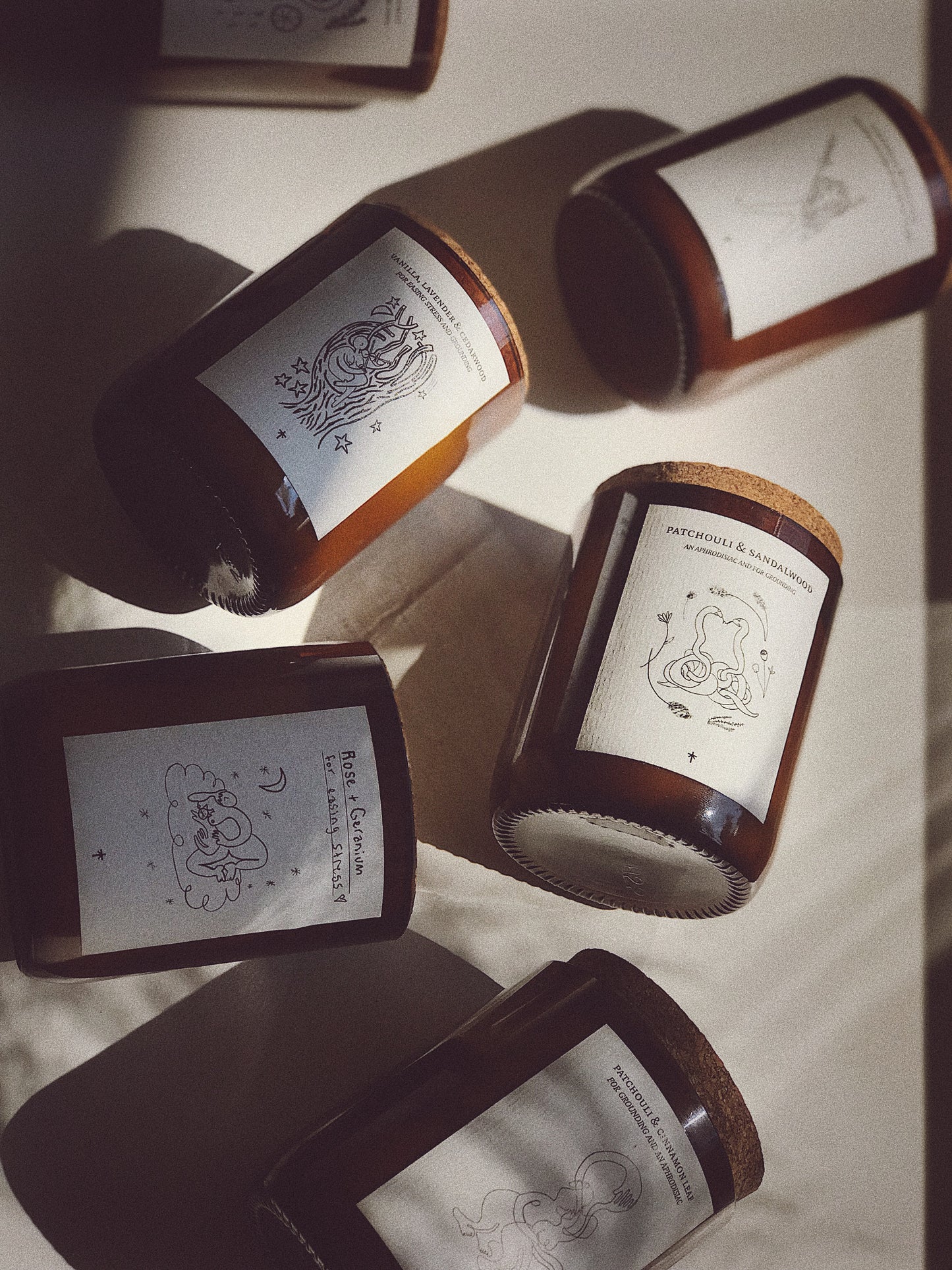 Illustrated Candle Collection