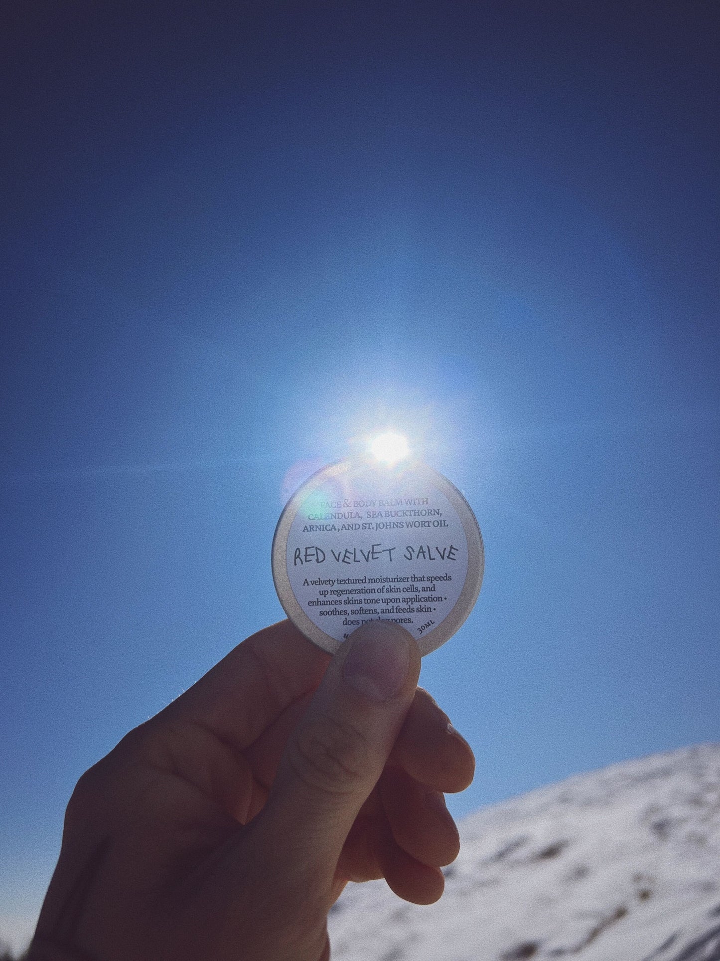 Red Velvet Salve - with calendula, sea buckthorn, and arnica