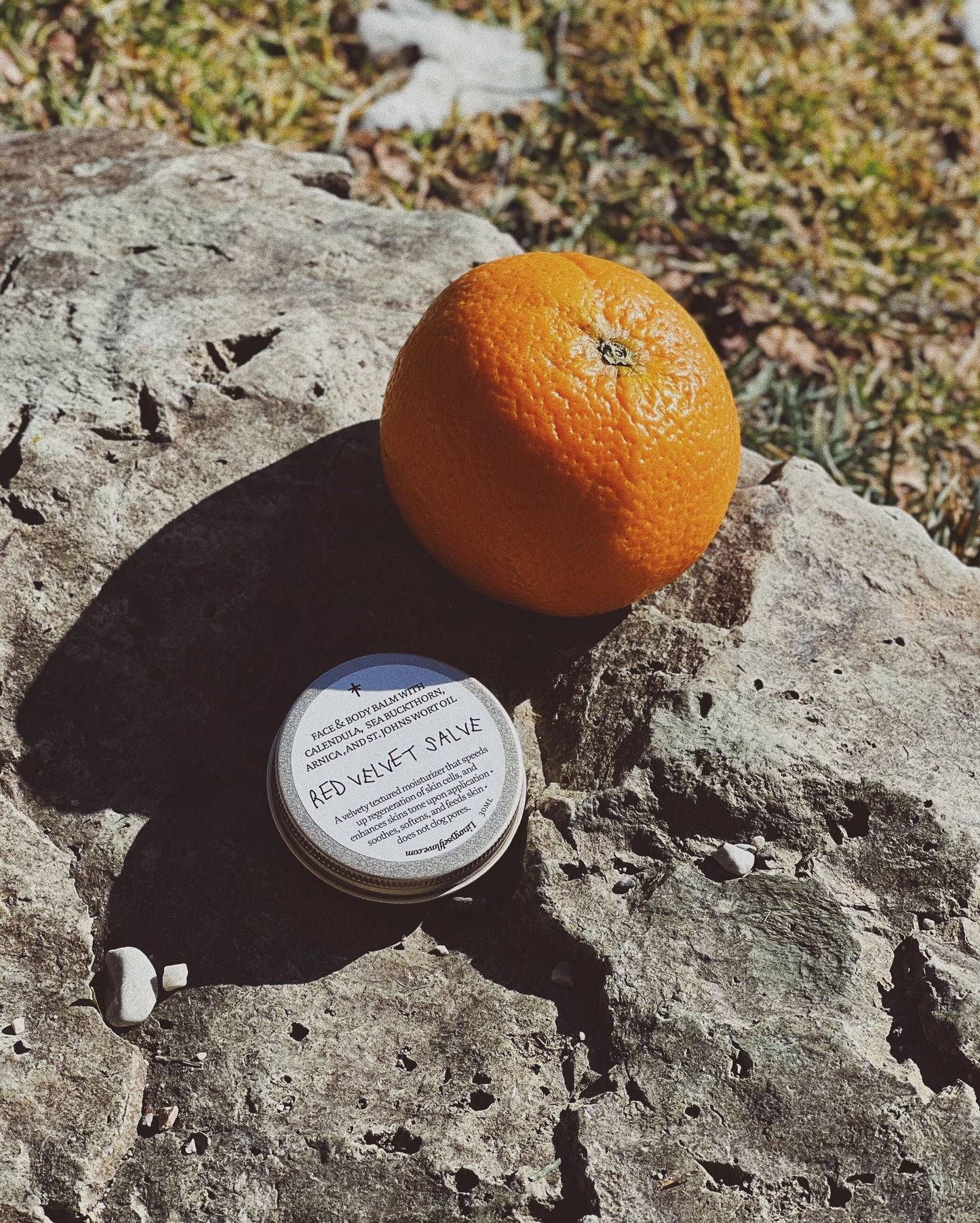 Red Velvet Salve - with calendula, sea buckthorn, and arnica